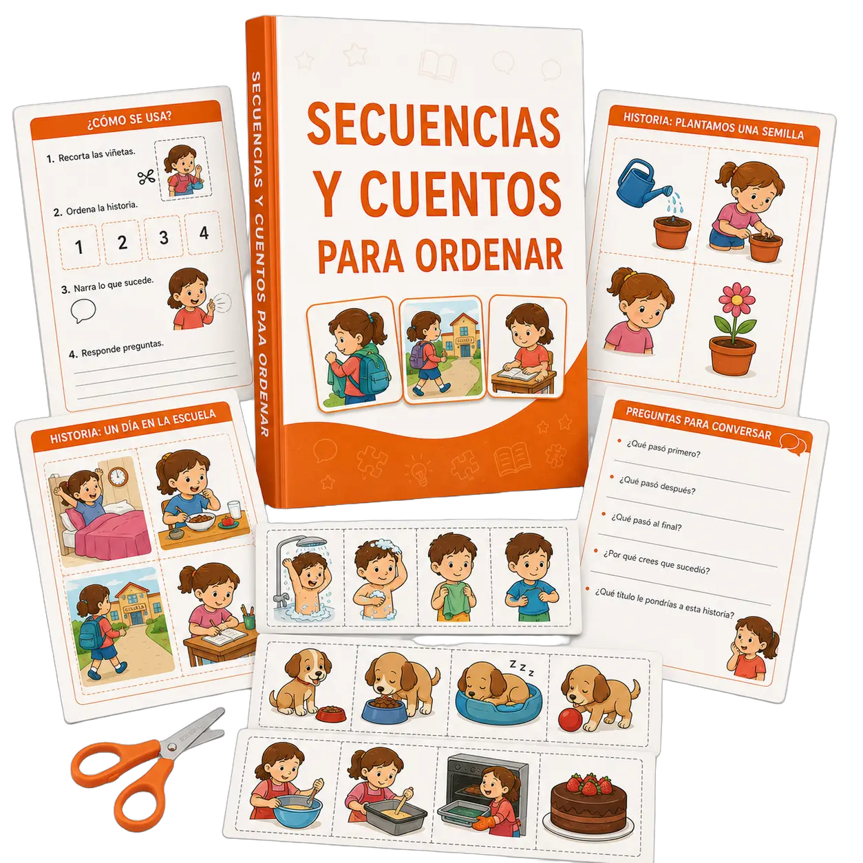 Secuencias y Cuentos para Ordenar